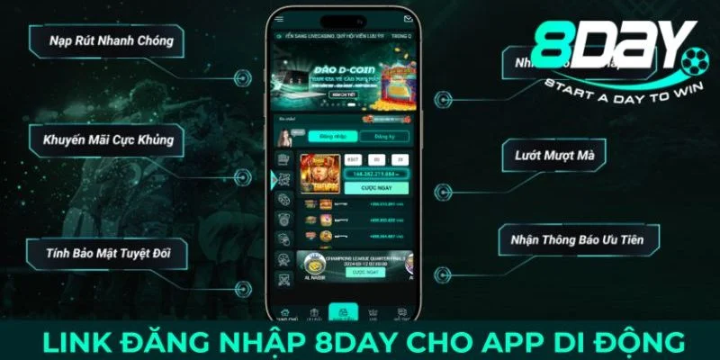 Hướng Dẫn Đăng Nhập 8DAY An Toàn Siêu Nhanh Chóng Cách thức đăng nhập ID cược 8DAY trên website dễ dàng.