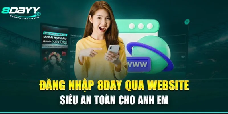 Hướng Dẫn Đăng Nhập 8DAY An Toàn Siêu Nhanh Chóng Bảo vệ tài khoản bằng cách không đăng nhập nhiều thiết bị.