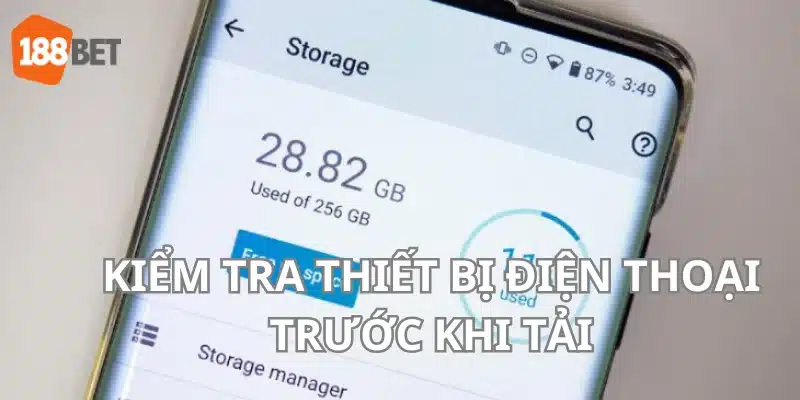 Tải Game Đánh Bài Miền Nam Chơi Thả Ga Trên Điện Thoại Người chơi kiểm tra kỹ càng bộ nhớ điện thoại khi download ứng dụng.